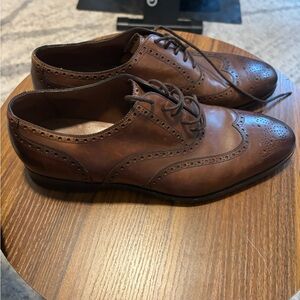 Burberry Brown Leather Men's Oxfords